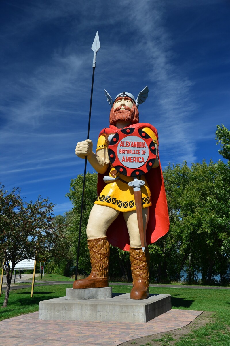 Big Ole, the Viking statue in Alexandria, Minnesota