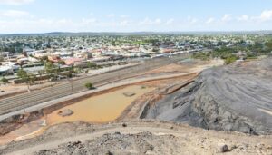 Broken Hill from the top of the slag heap.
