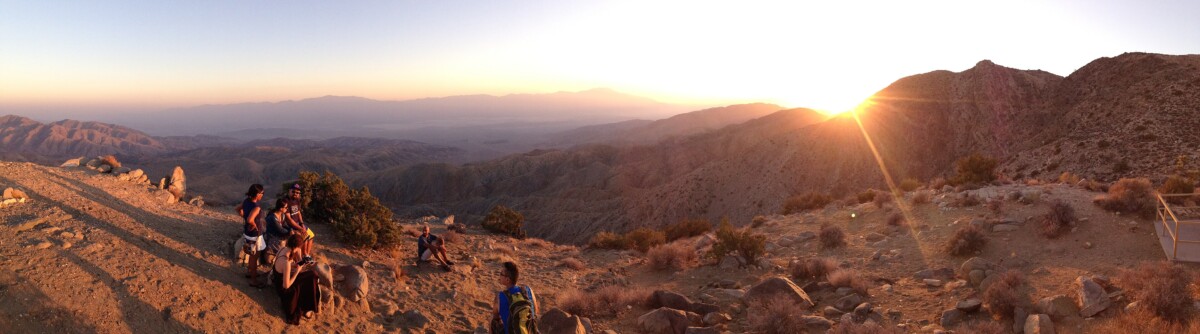 Keys View sunset with friends