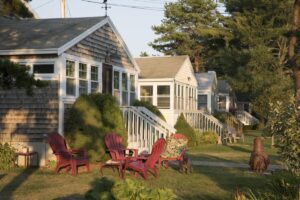 Cottages at Goose Creek Beach in Kennebunkport, Maine