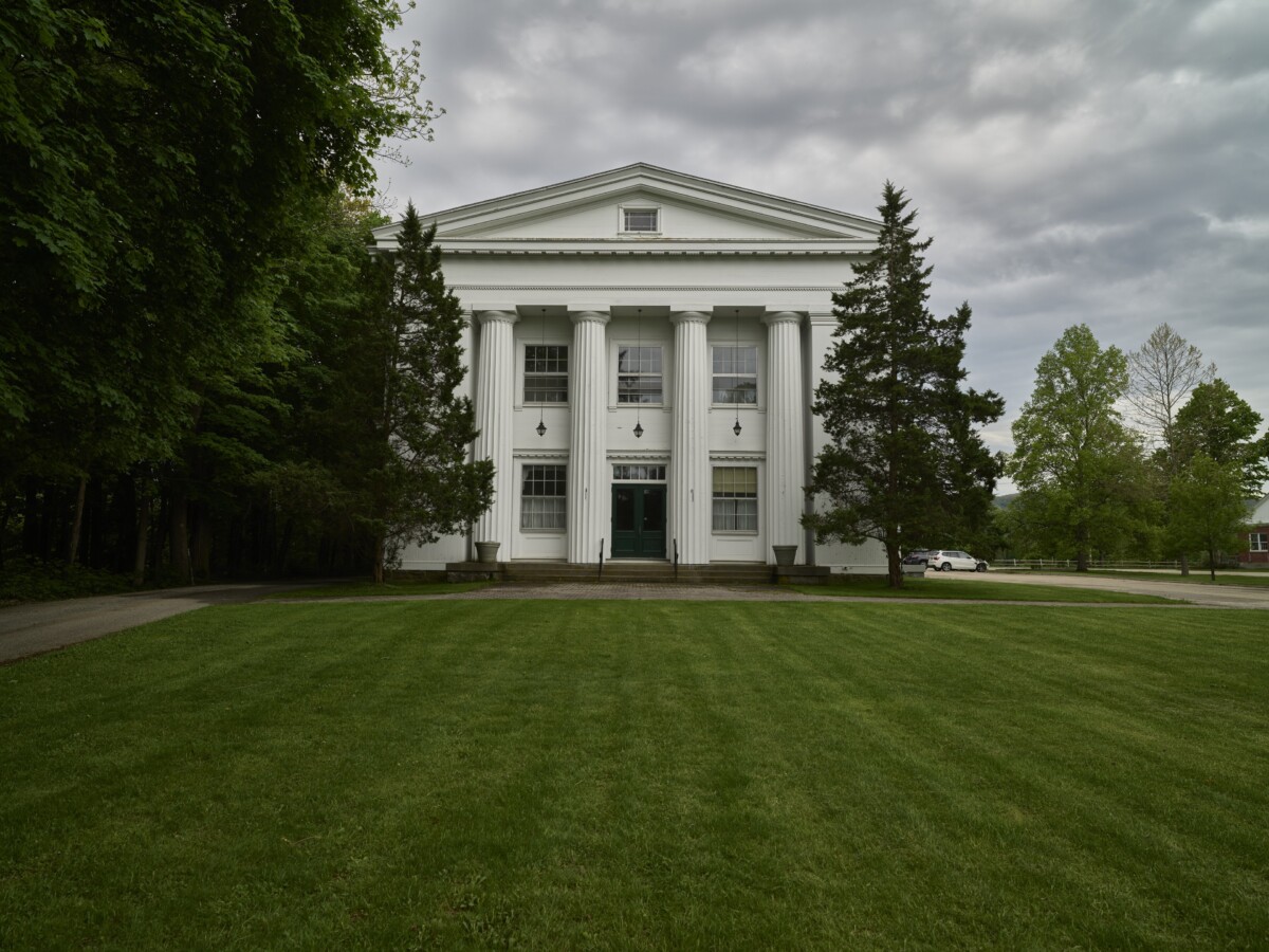 The 1839 Town Hall, which locals called the Town House and was also known as Procter Hall, in Stockbridge, Massachusetts, by Carol M. Highsmith, 2019, from the