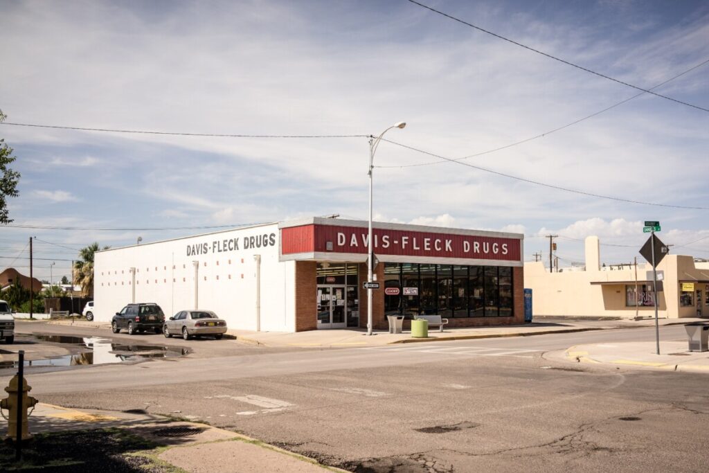A small town drug store in Truth or Consequences.
