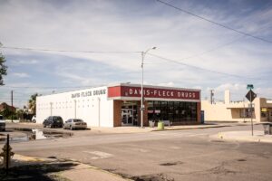 A small town drug store in Truth or Consequences.