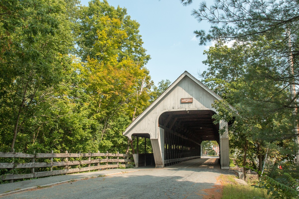 Woodstock Vermont middle bridge